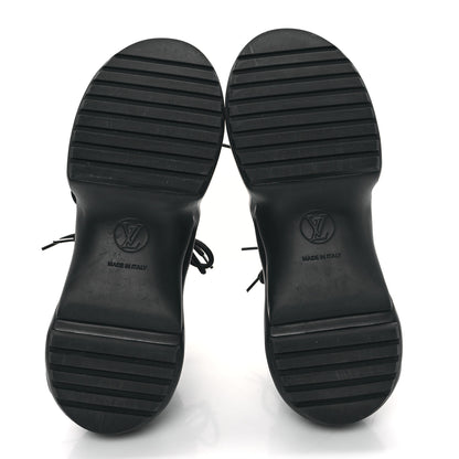 Louis Vuitton Calfskin Patent Monogram LV Archlight Sneakers 37.5 Black 11 of 18