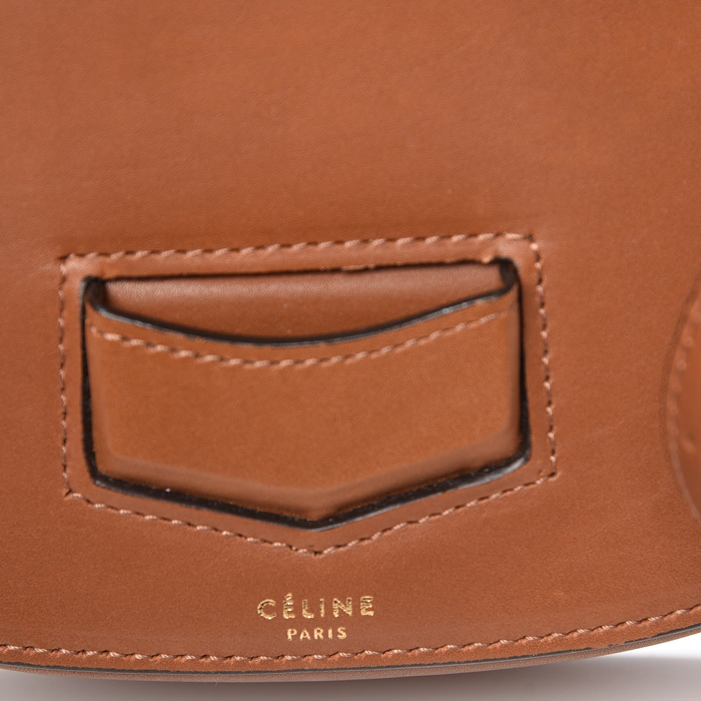 Supersoft Calfskin Small Trotteur Caramel