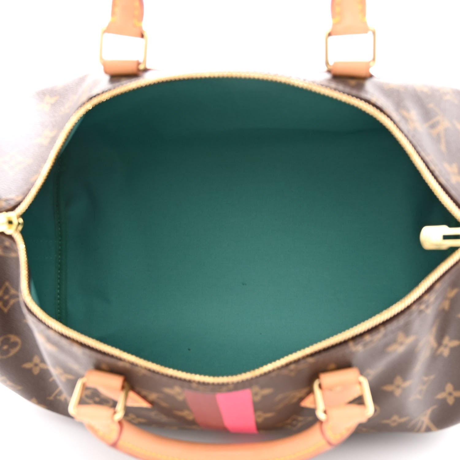 Louis Vuitton Monogram My LV Heritage Speedy Bandouliere 35 Fuchsia Bordeaux 5 of 13