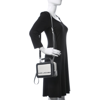 Marc Jacobs Calfskin The Box 20 Crossbody Black White 2 of 10