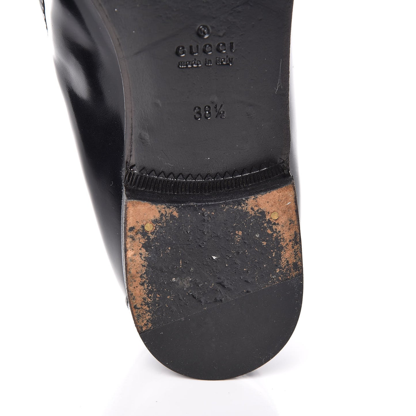 Regent Calfskin Womens 1953 Horsebit Loafers 38.5 Black