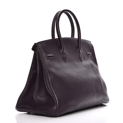 Hermes Togo Birkin 35 Raisin 3 of 35