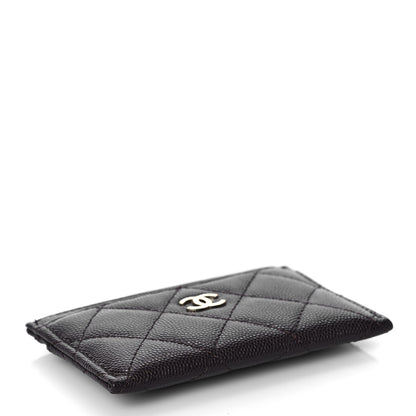 Chanel Caviar Quilted Card Holder Dark Brown 4 of 10
