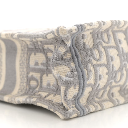 Christian Dior Oblique Mini Book Tote Phone Bag Grey 9 of 10