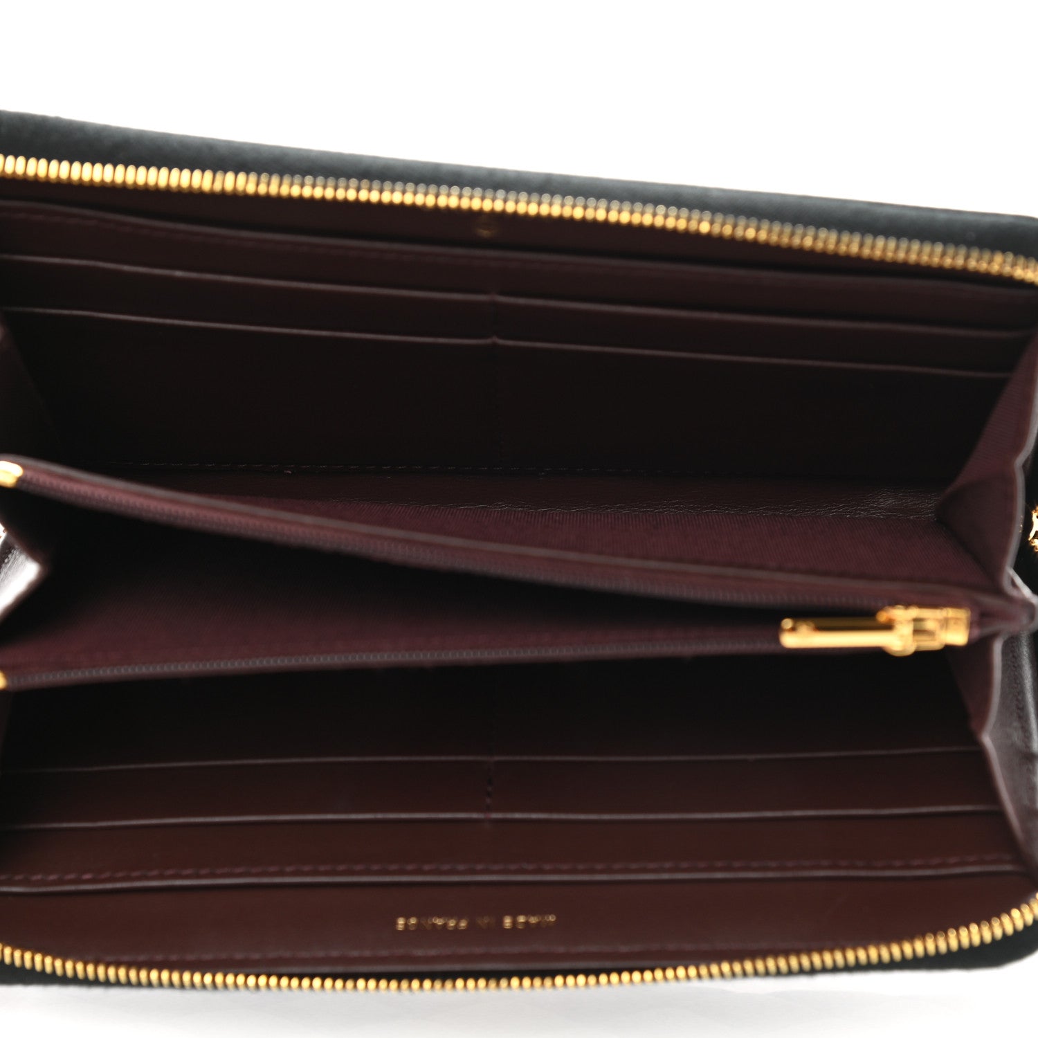 Chanel Caviar Quilted Large Gusset Zip Around Wallet Black 5 of 11