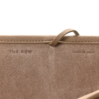 The Row Matte Grained Calfskin Small Park Tote Taupe 6 of 9