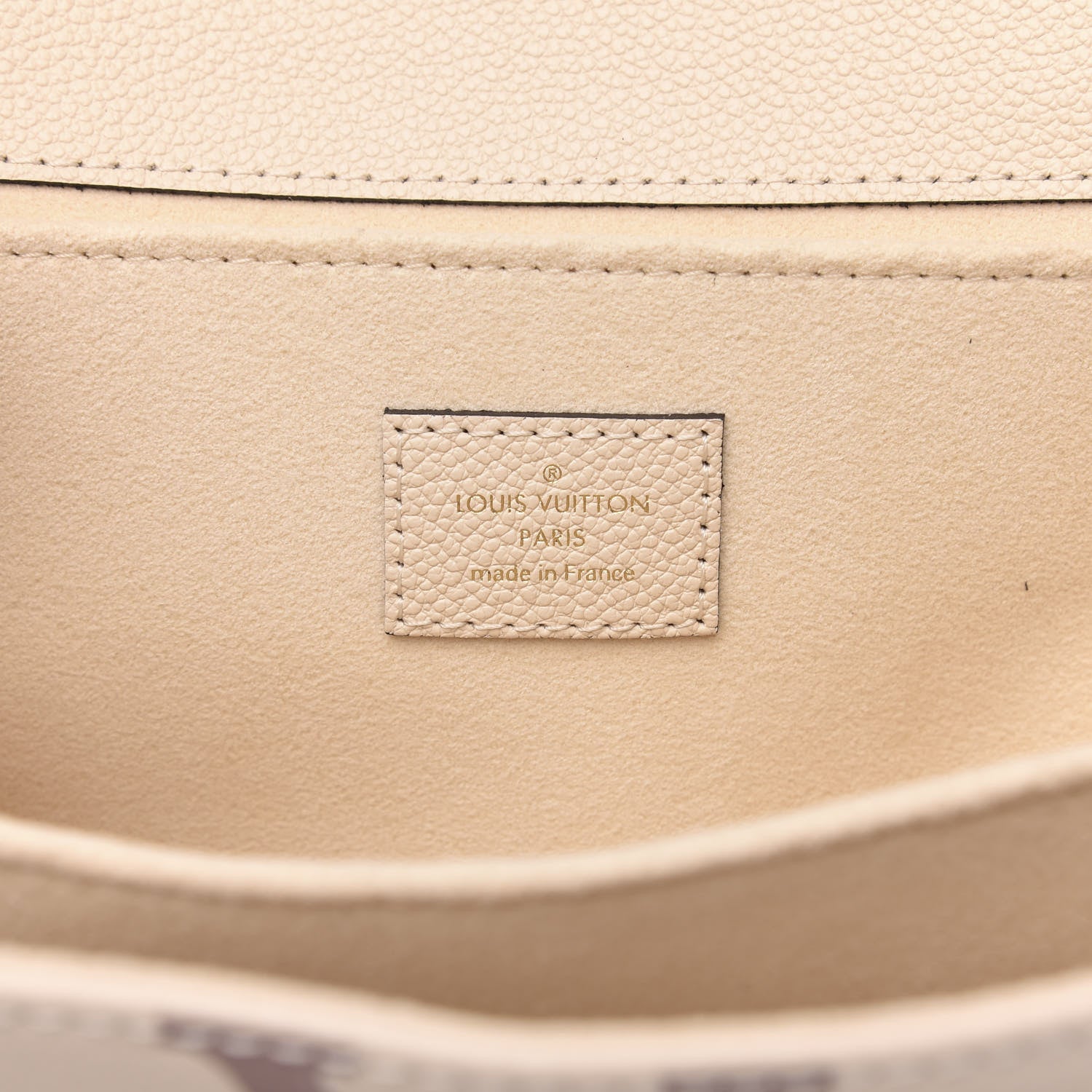 Louis Vuitton Empreinte Monogram Giant Pochette Metis Creme Bois De Rose 6 of 9