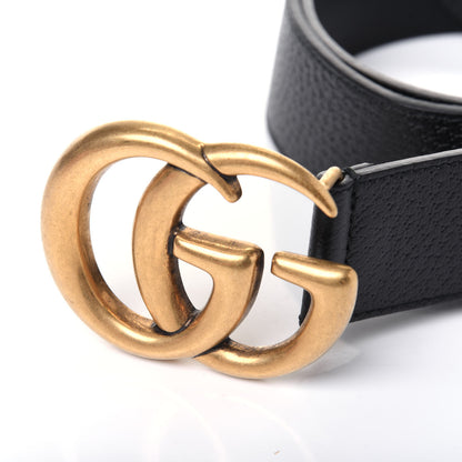 Gucci Textured Calfskin Double G 40mm Belt 85 34 Black 4 of 8