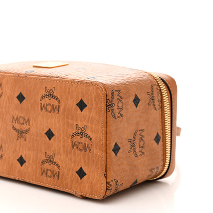 MCM Visetos Rockstar Vanity Case Cognac 9 of 9