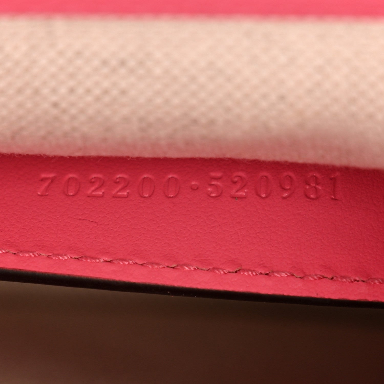 Gucci Calfskin GG Matelasse Small Slim Chain Shoulder Bag Rhodamine Pink Natural 7 of 12
