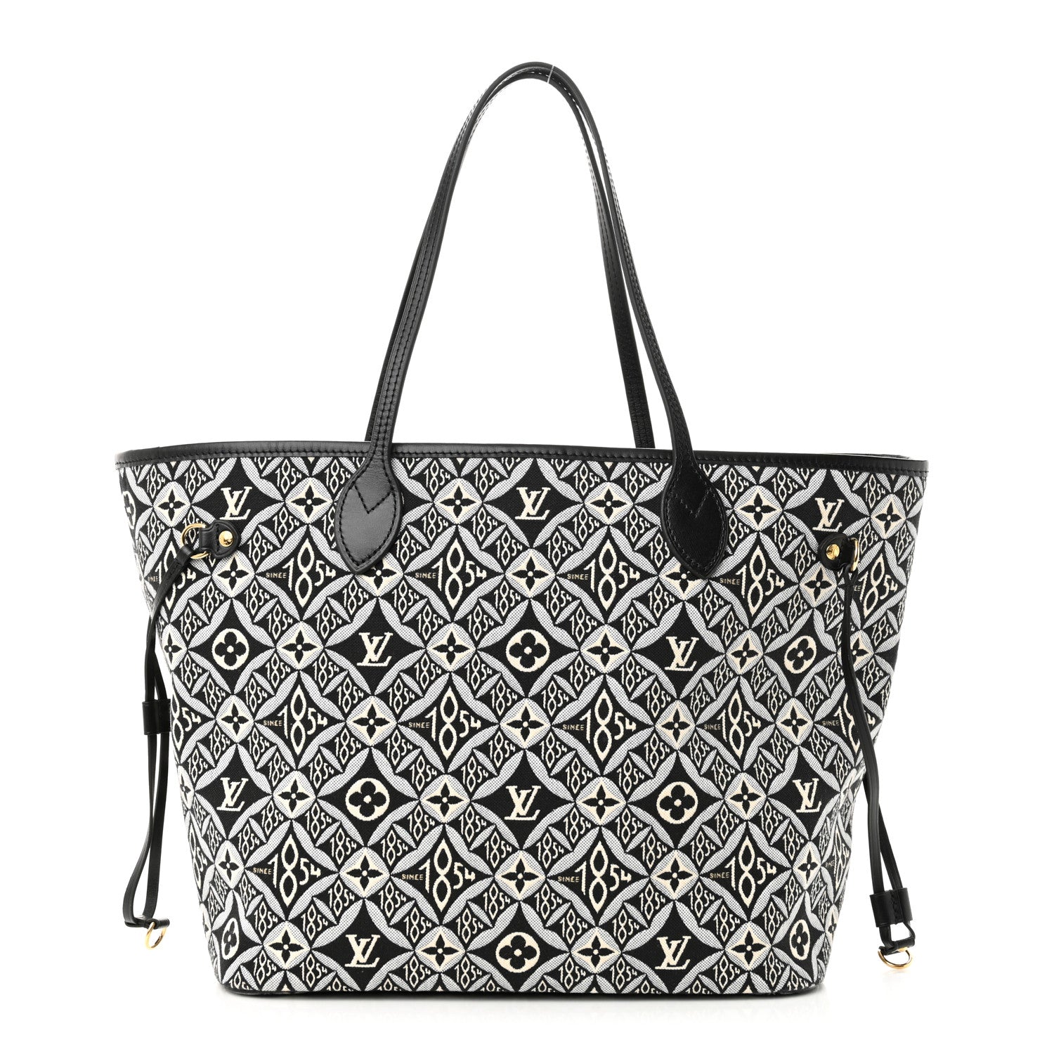 Louis Vuitton Jacquard Since 1854 Neverfull MM Grey 1 of 11