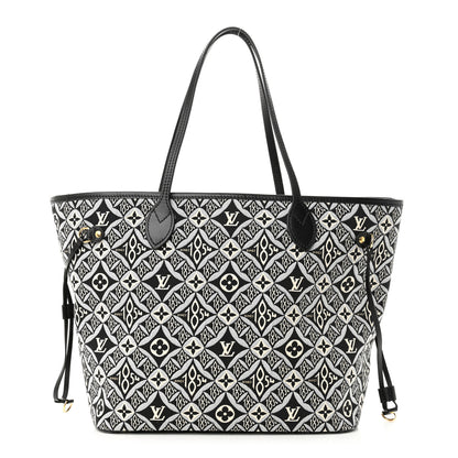 Louis Vuitton Jacquard Since 1854 Neverfull MM Grey 1 of 11