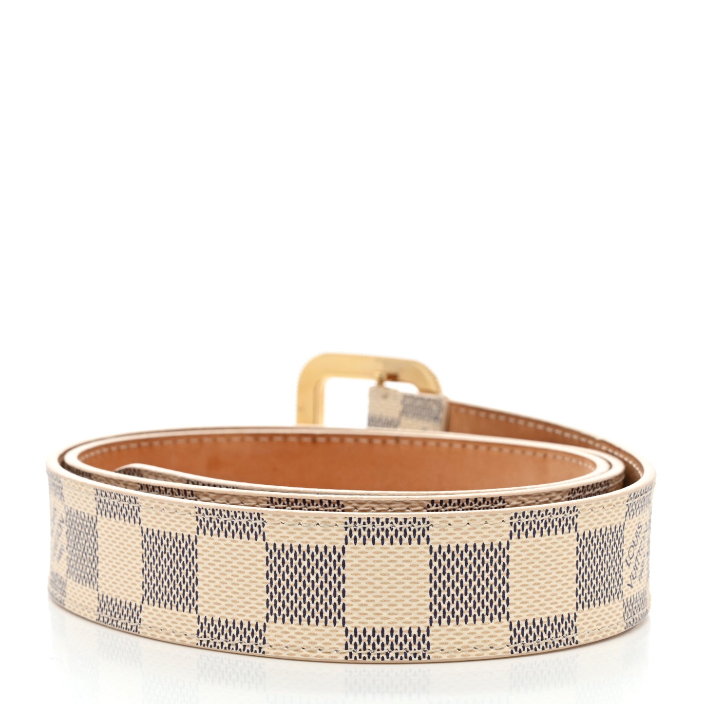 Damier Azur 30mm Tresor Belt 90 36
