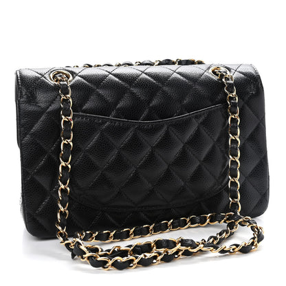 Chanel Caviar Quilted Small Double Flap Black 3 of 9