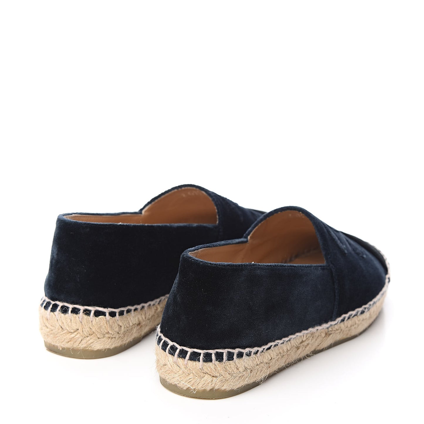 Velvet CC Espadrilles 36 Dark Navy Black