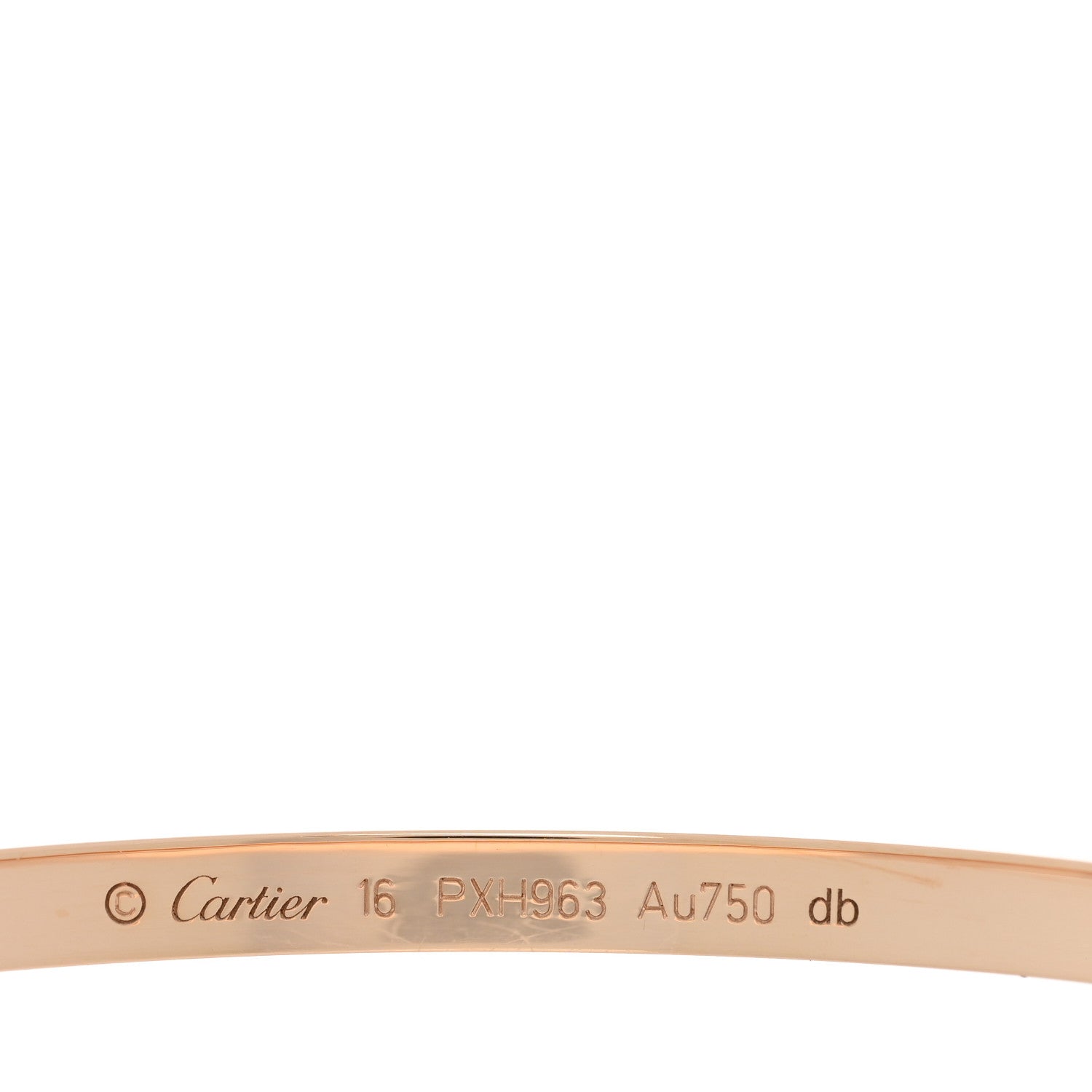 Cartier 18K Pink Gold Small LOVE Bracelet 16 3 of 6