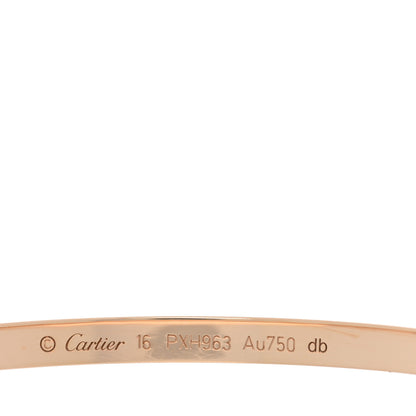 Cartier 18K Pink Gold Small LOVE Bracelet 16 3 of 6