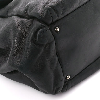 Chanel Lambskin Quilted Accordion Flap Black 9 of 10