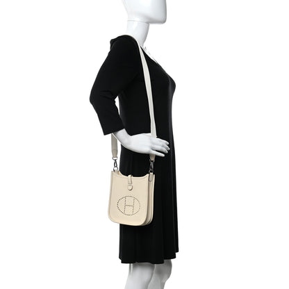 Hermes Taurillon Clemence Amazone Evelyne TPM Nata Craie 2 of 10