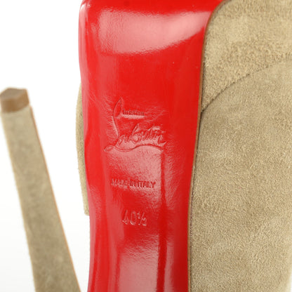 Christian Louboutin Suede Calfskin Verita 150 Booties 40.5 Pierre 6 of 7