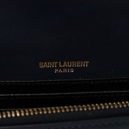 Saint Laurent Smooth Calfskin Monogram Kate Belt Bag Marine 6 of 8