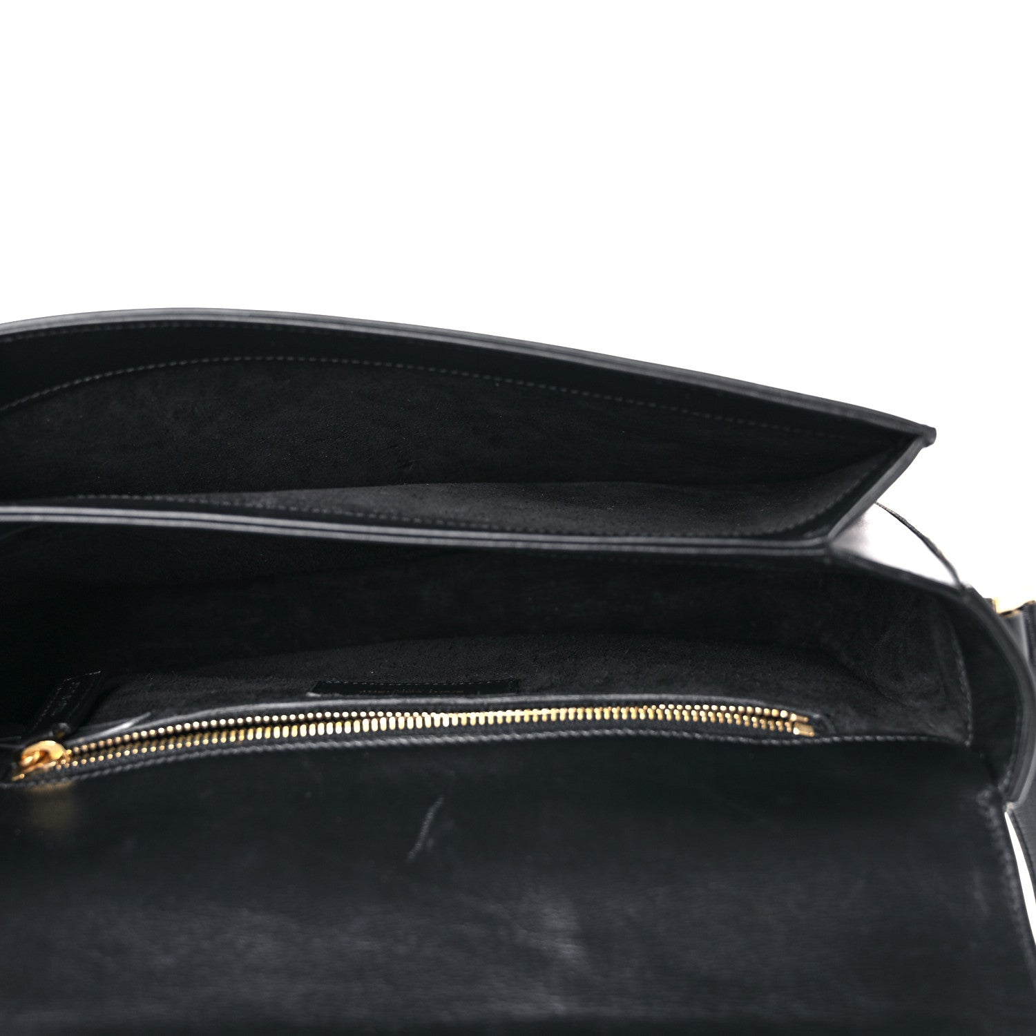 Saint Laurent Smooth Calfskin Medium Classic Monogram Universite Bag Black 5 of 21