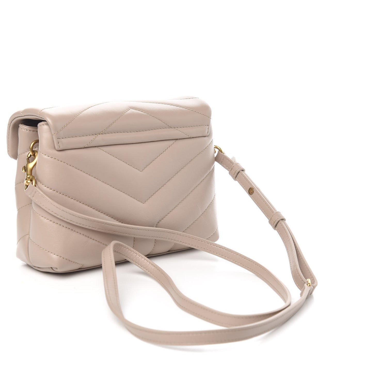Calfskin Y Quilted Monogram Toy Loulou Satchel Light Natural