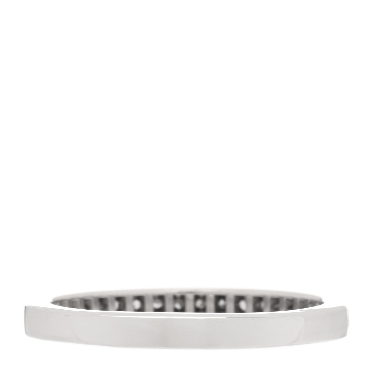 Platinum Diamond Grace Half Circle Wedding Band Ring 54 7