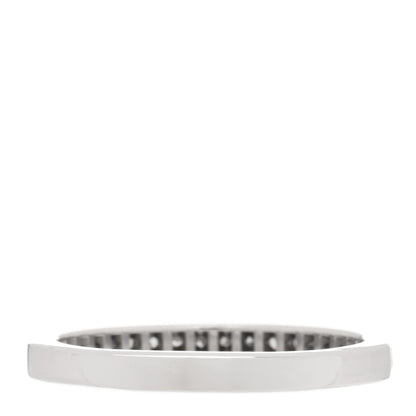 Tiffany Platinum Diamond Grace Half Circle Wedding Band Ring 54 7 3 of 4