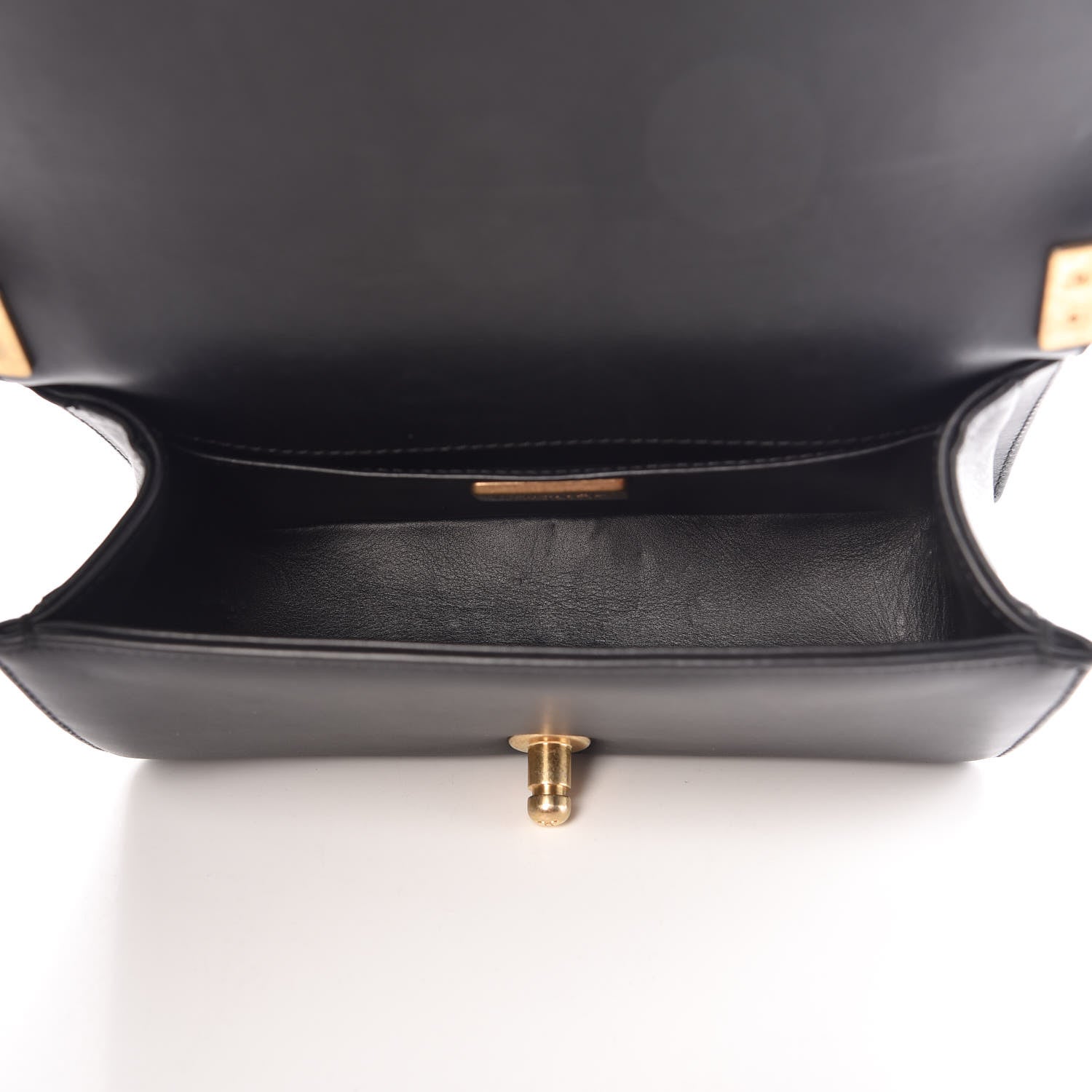 Chanel Metallic Alligator Small Boy Flap Black Gold 5 of 10