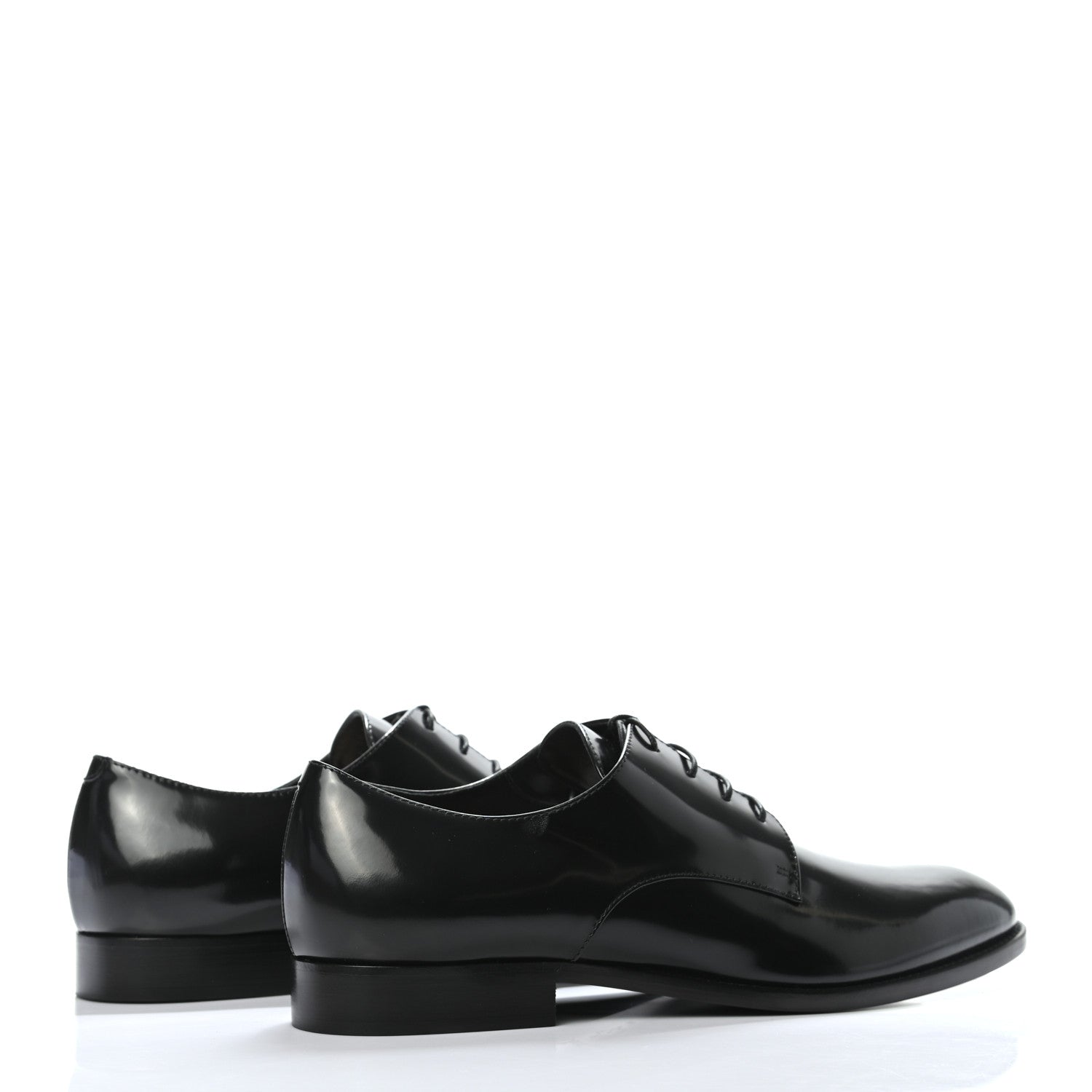 Christian Dior Patent Lace Up Oxford Loafers 38 Black 4 of 8