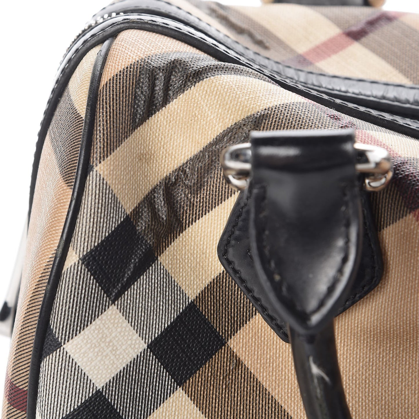 Supernova Check Patent Bowling Bag Black