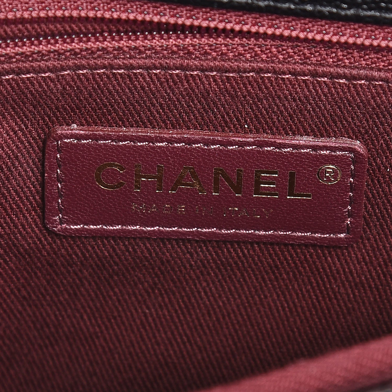 Chanel Caviar Chevron Quilted Small Coco Handle Flap Black 6 of 8