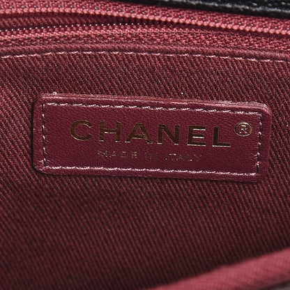 Chanel Caviar Chevron Quilted Small Coco Handle Flap Black 6 of 8