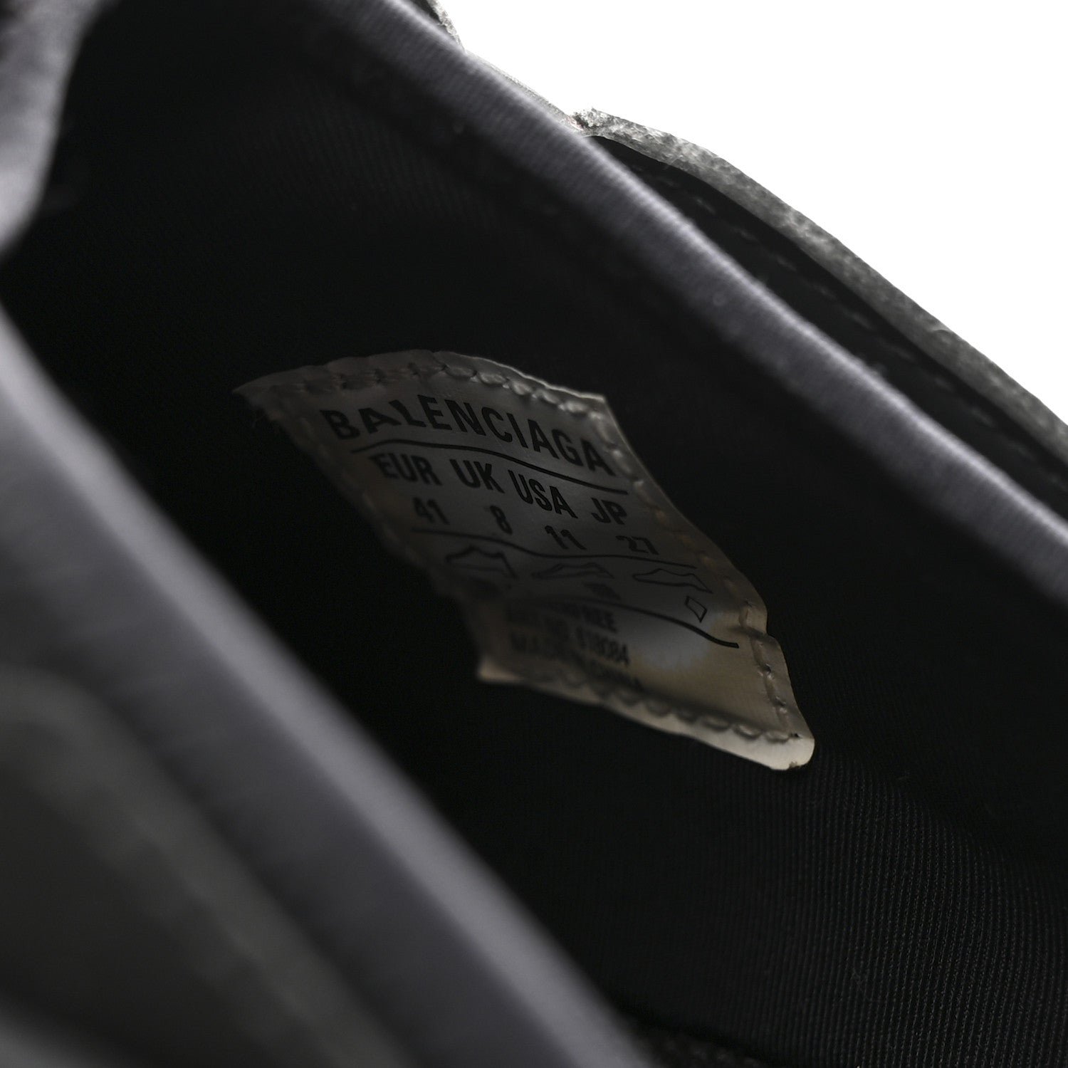 Balenciaga Rubber Track Slide Sandals 41 Black 9 of 9