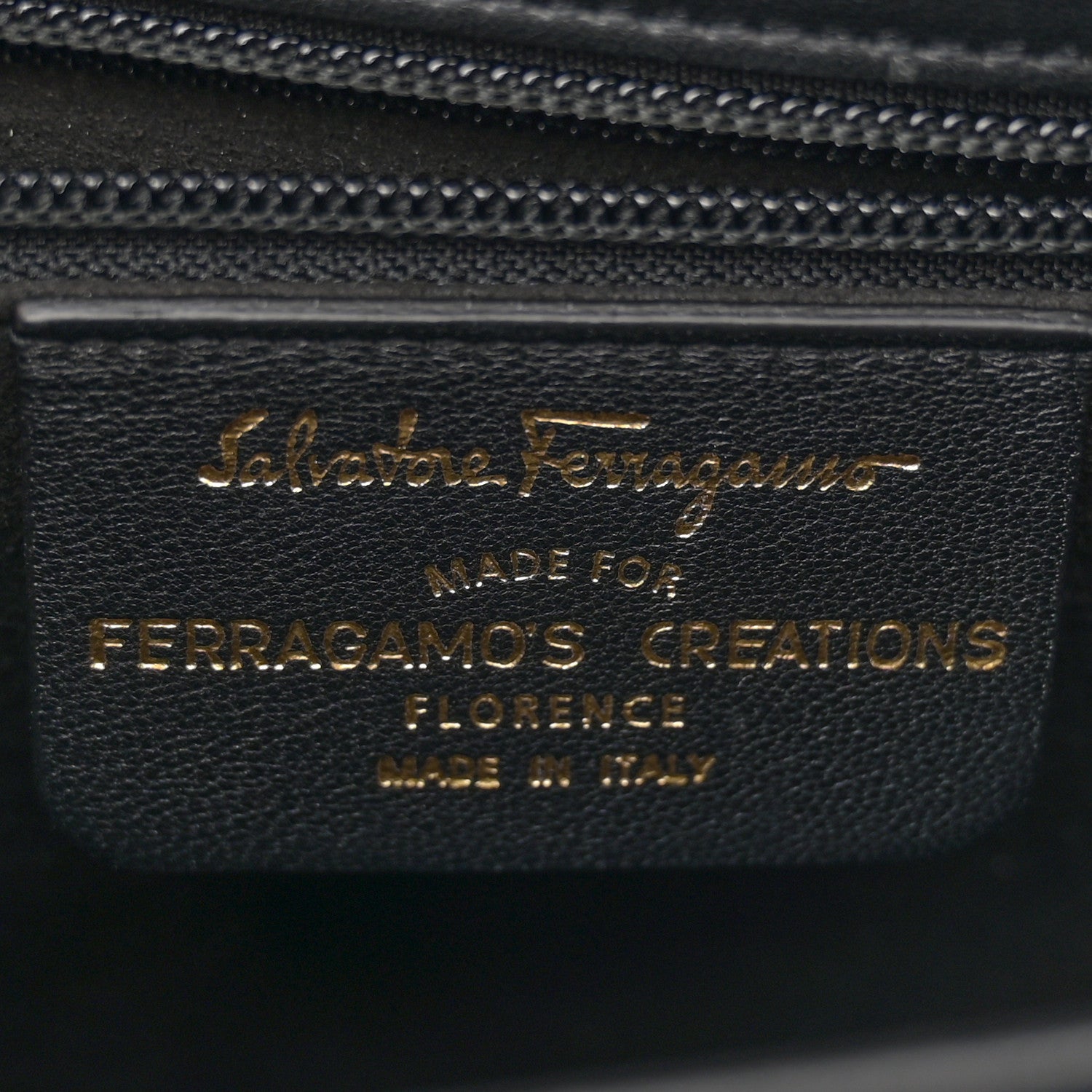 Salvatore Ferragamo Brushed Off Calfskin Medium Iconic Top Handle Black 6 of 12