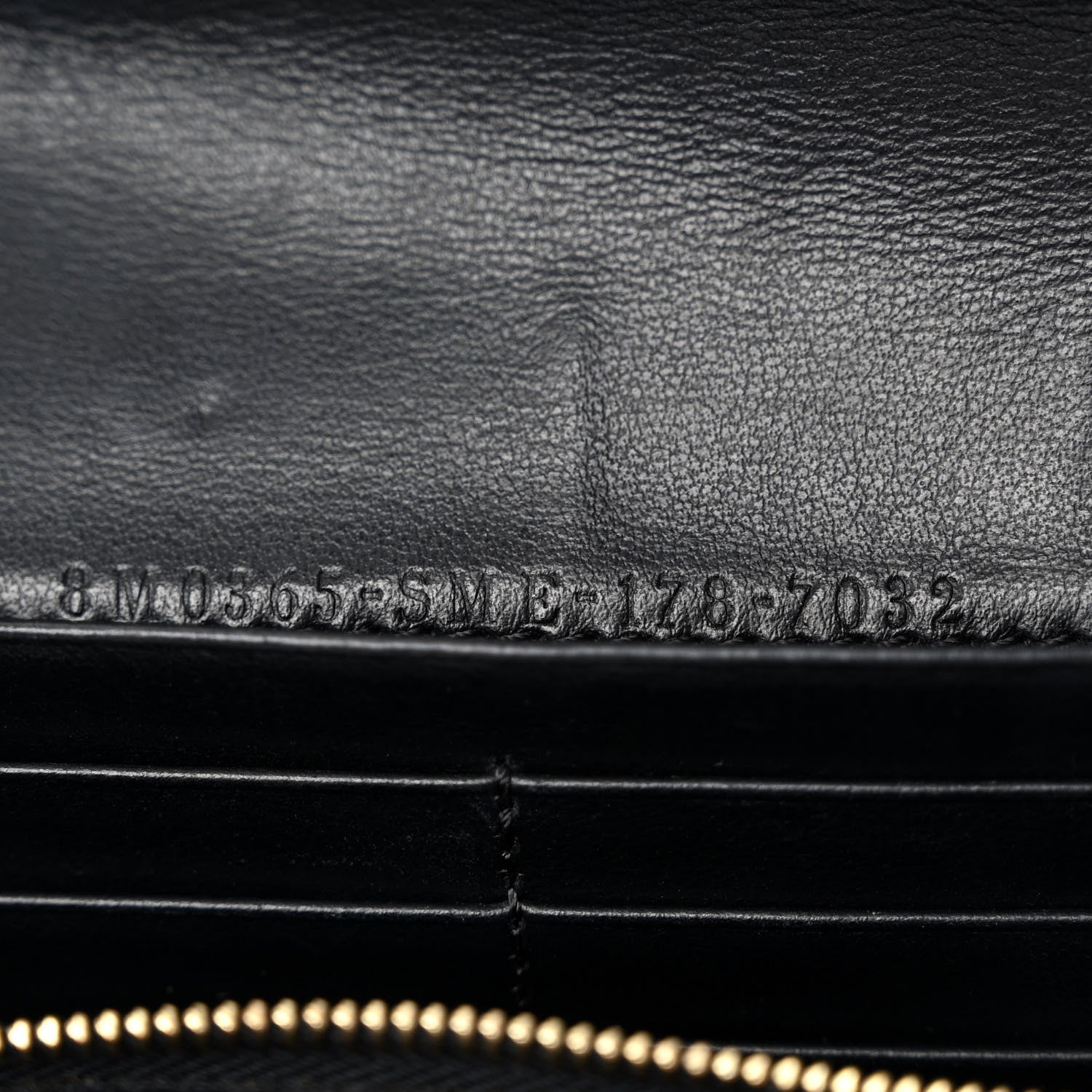 Fendi Vitello Liberty Century Lucido By The Way Continental Wallet On Chain Black 7 of 11