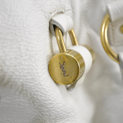 Saint Laurent Leather Large Muse Ivory 12 of 12