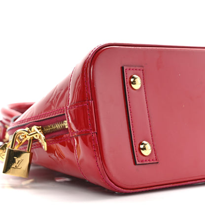 Louis Vuitton Vernis Alma BB Cherry 7 of 8