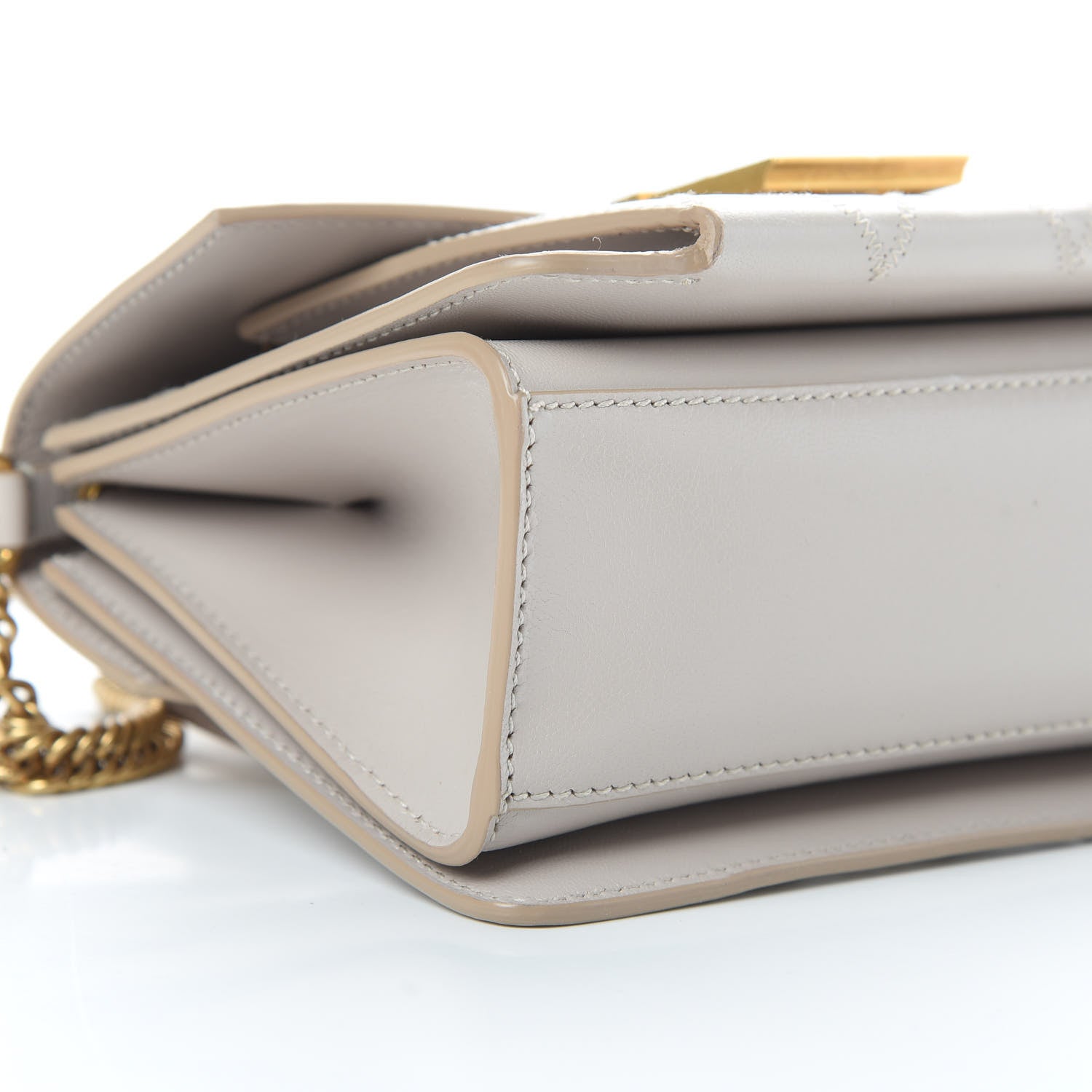 Givenchy Goatskin Quilted Small GV3 Shoulder Bag Natural 10 of 12