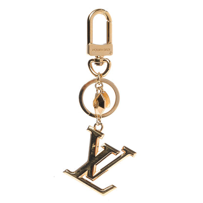 Louis Vuitton LV Facettes Bag Charm Key Holder Gold 1 of 3
