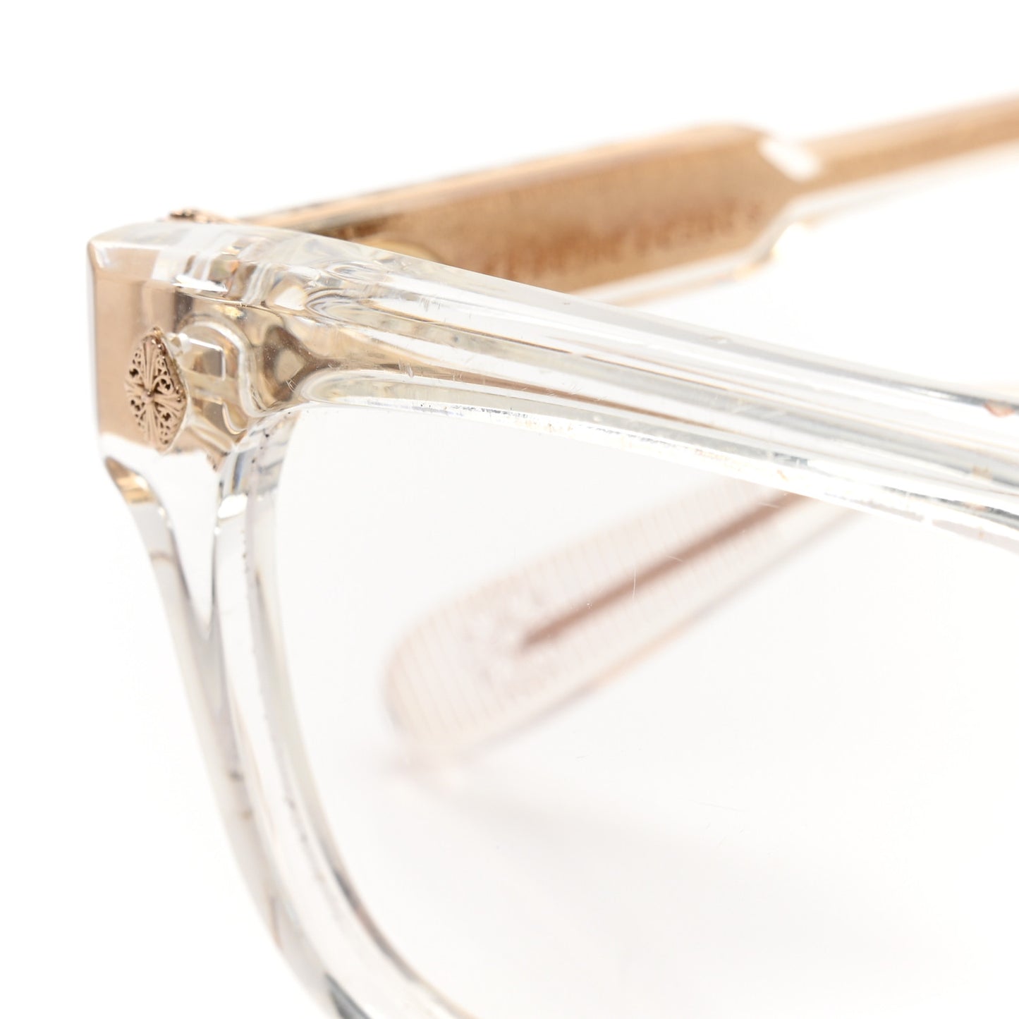 Acetate Ambidixtrous Iridescent Glasses Transparent