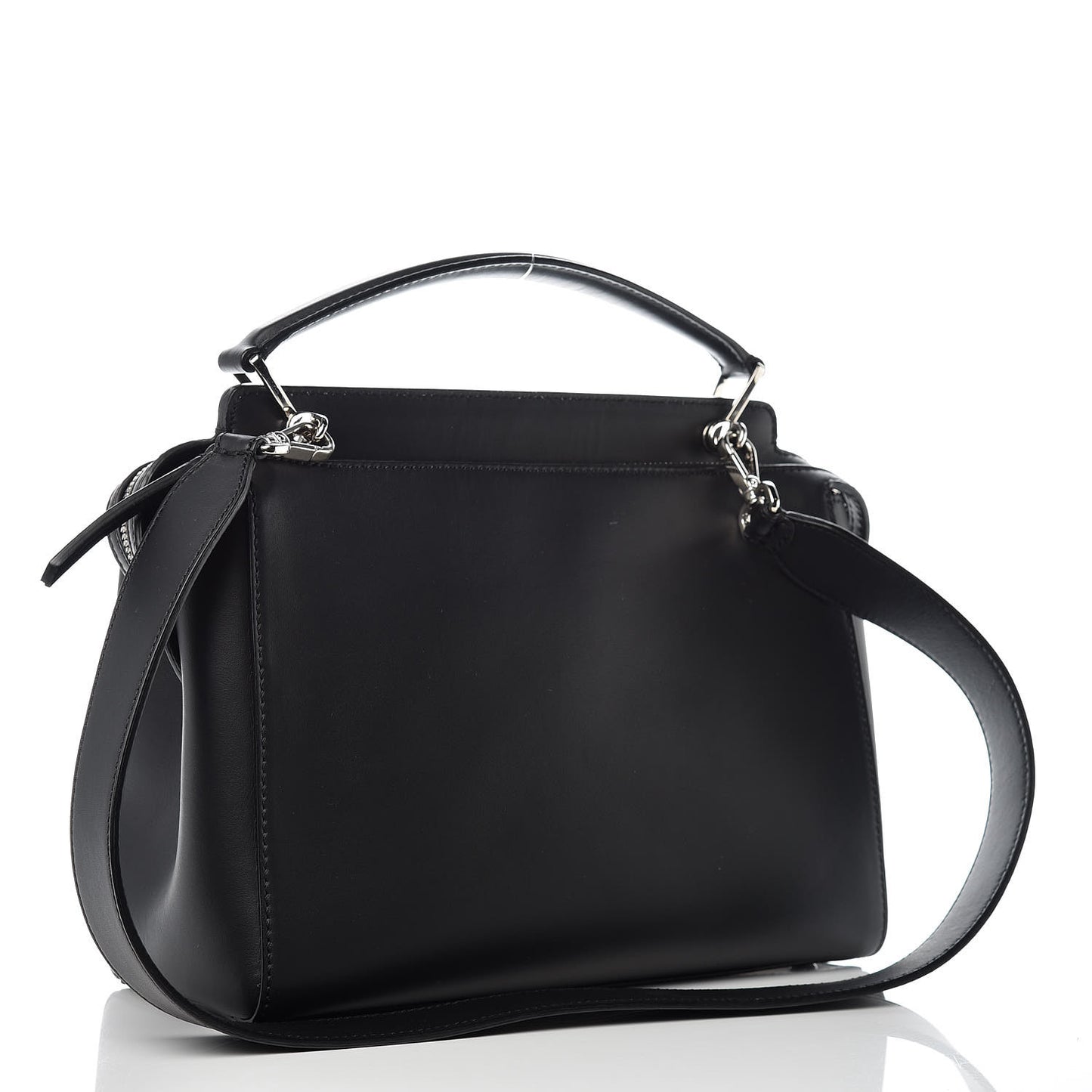 Vitello Baltico Dolce DotCom Satchel Black Blue Royal