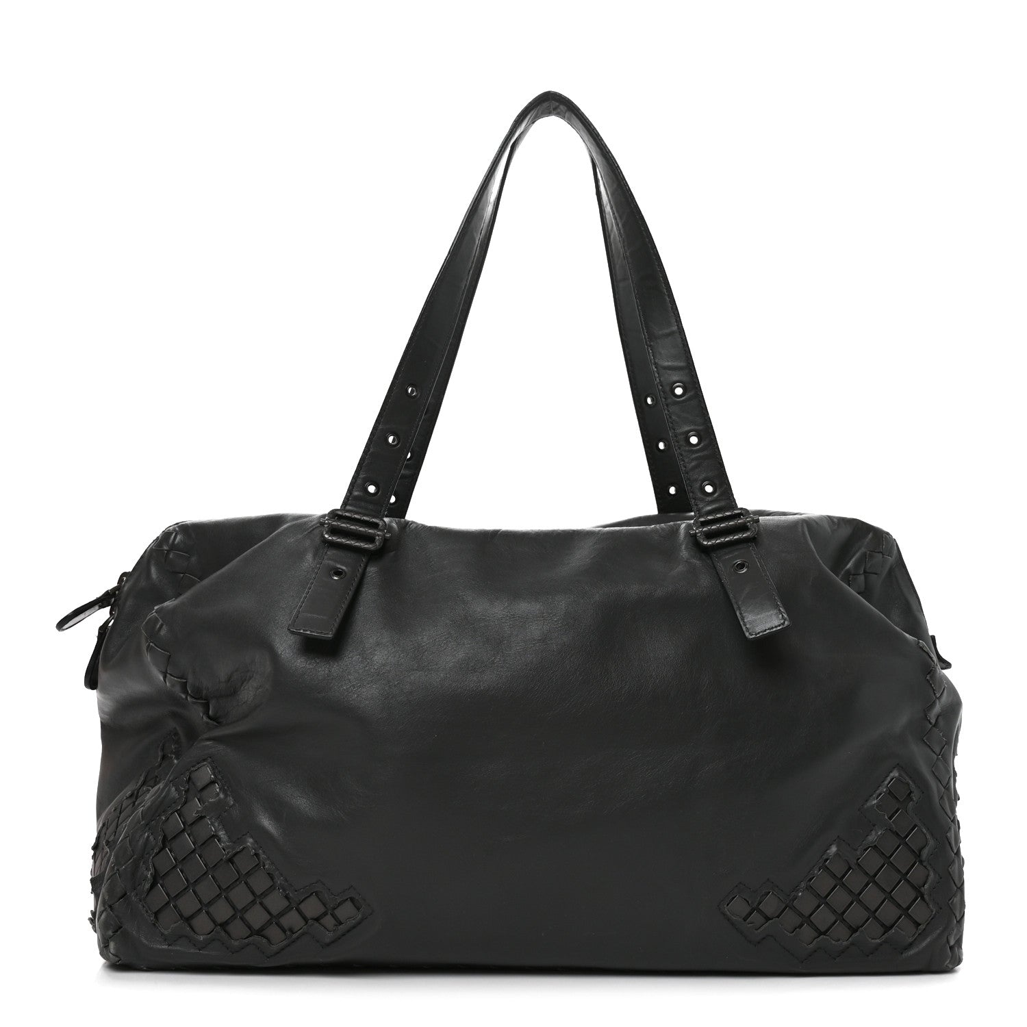 Bottega Veneta Nappa Intrecciato Montaigne Rings Bag Grey 1 of 11