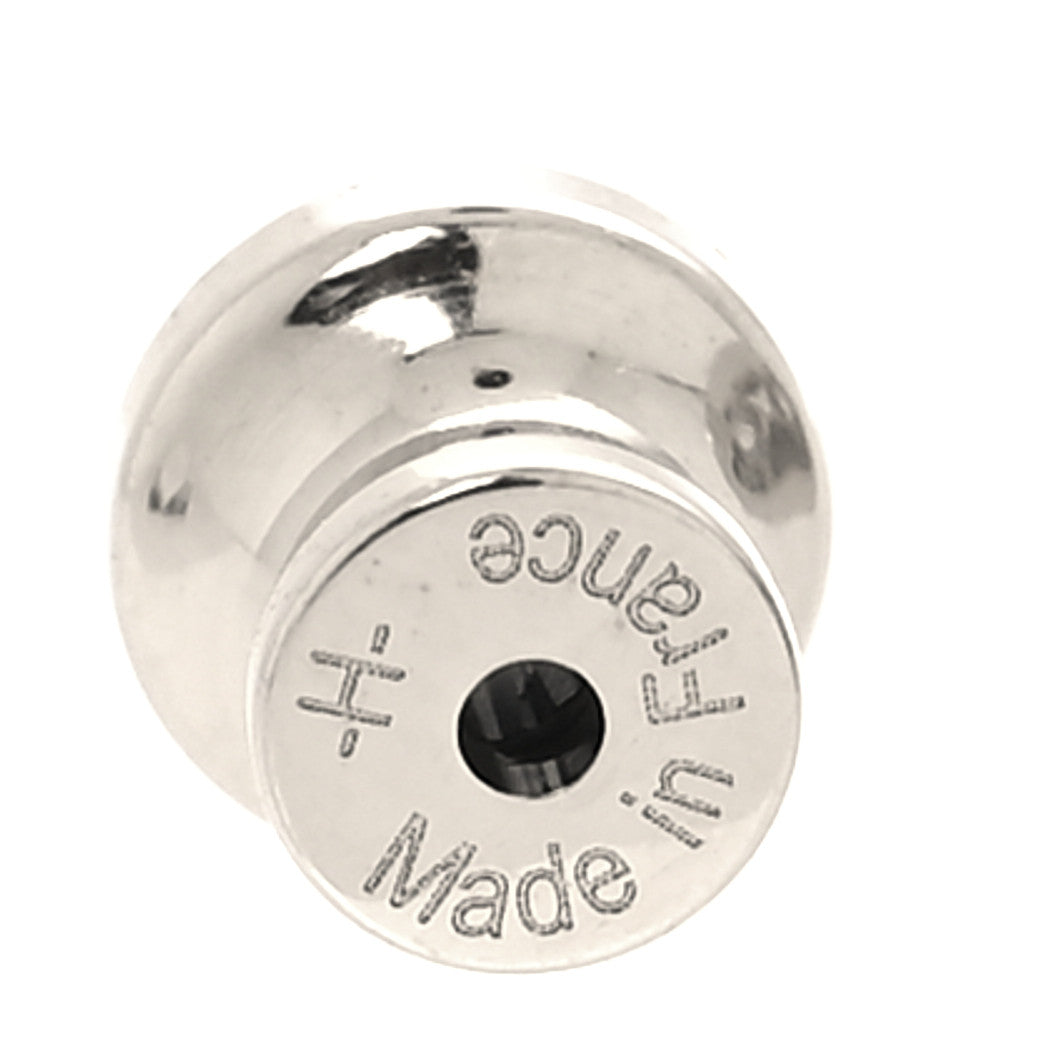 Palladium Lacquered Mini Pop H Earrings Black