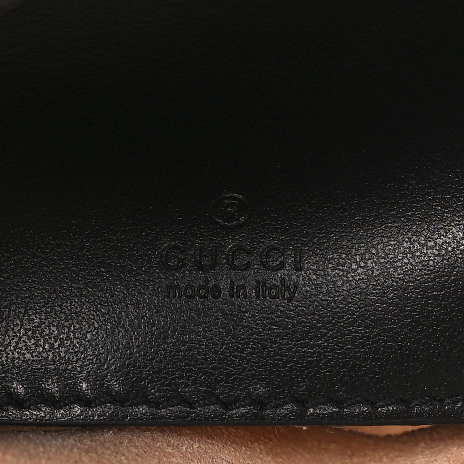 Gucci Calfskin Matelasse Mini GG Marmont Crossbody Bag Black 6 of 9
