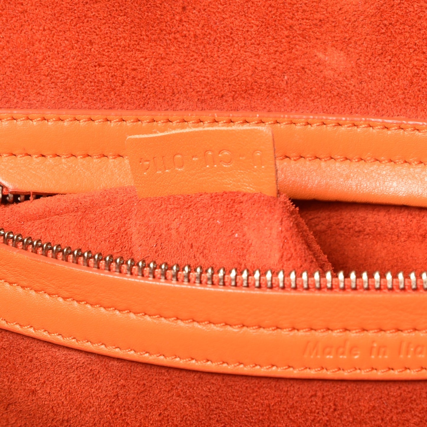 Smooth Calfskin Medium Phantom Luggage Orange