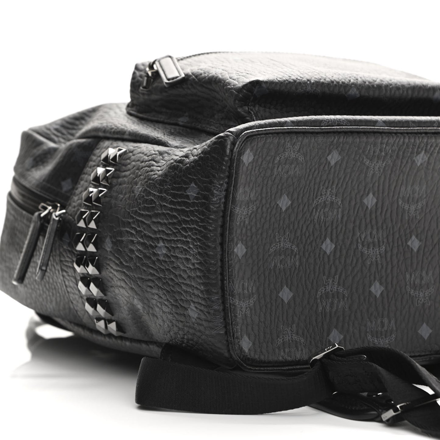 Visetos Medium Side Studs Stark Backpack Black