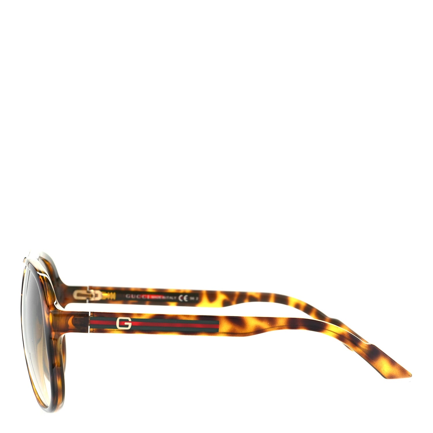 Gucci Acetate Aviator Sunglasses GG 1627/S Tortoise 2 of 7
