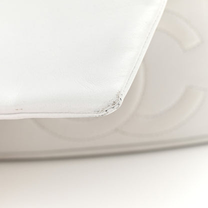 Chanel Lambskin CC Drawstring Bucket Bag White 18 of 18